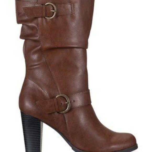Sachip   Heel Mid shaft  Boot Cognac - Picture 6 of 6